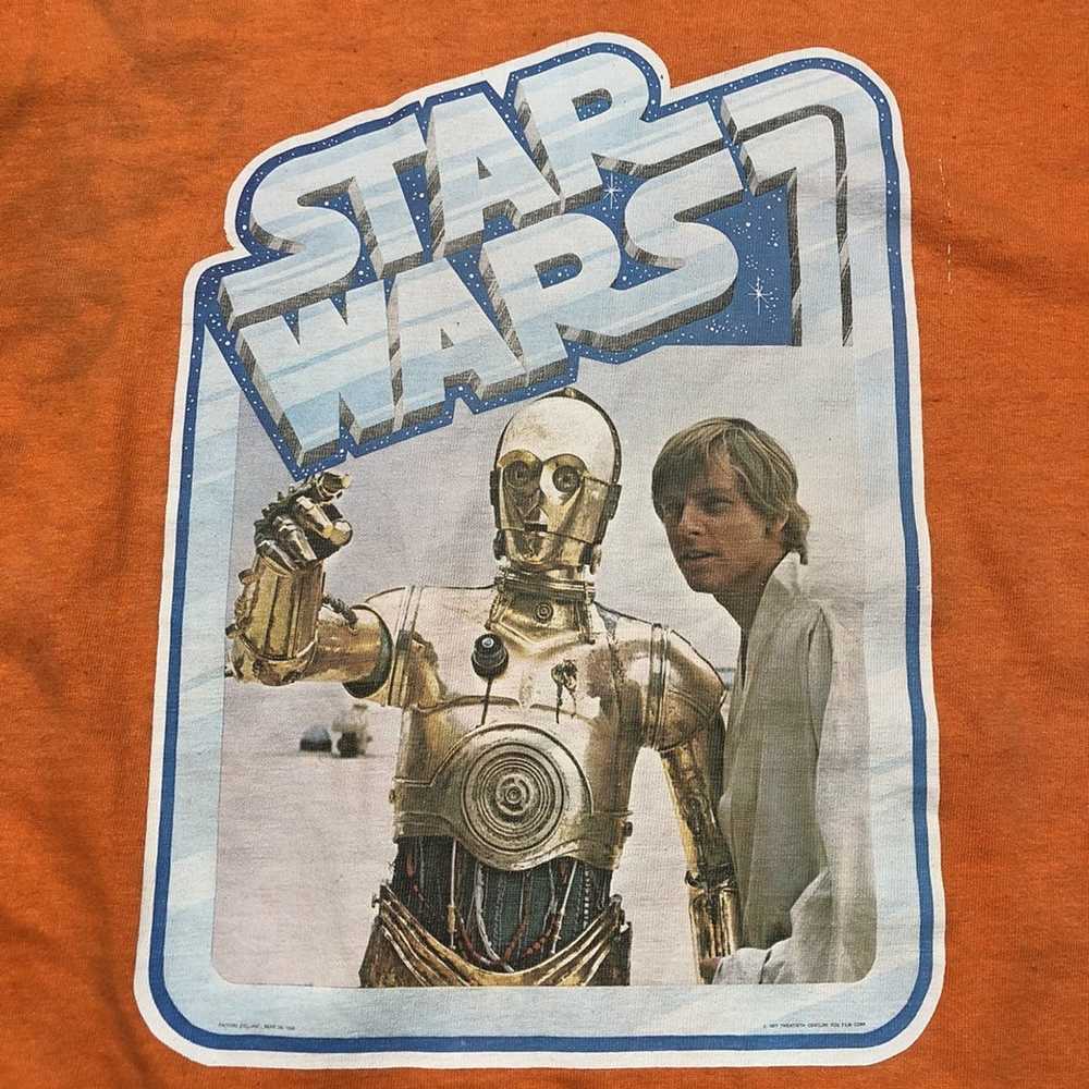 Star Wars × Vintage Vtg 70s Star Wars Iron On Luk… - image 4