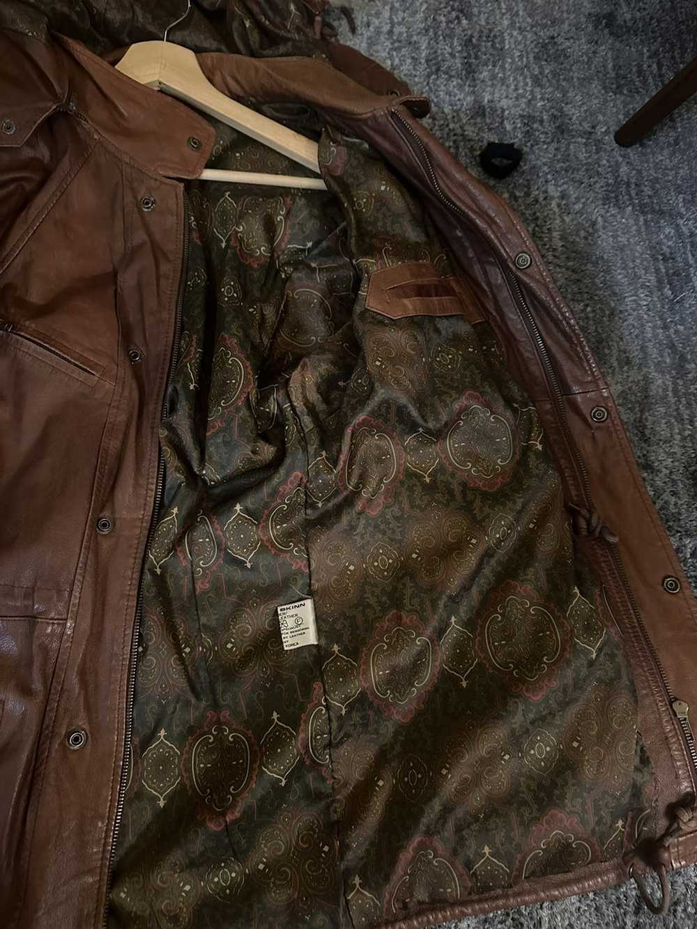 Vintage Vintage Cavaricci leather jacket w/real coyot… - Gem