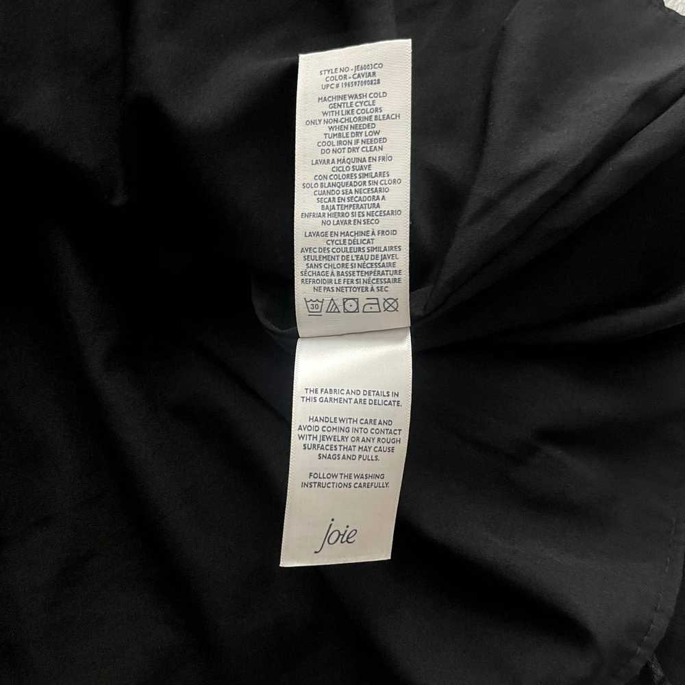 Joie Black Balloon Sleeve Dress Medium Sheer Cavi… - image 10