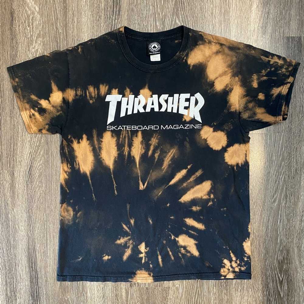 Custom × Streetwear × Thrasher Custom Tie Dye Thrashe… - Gem