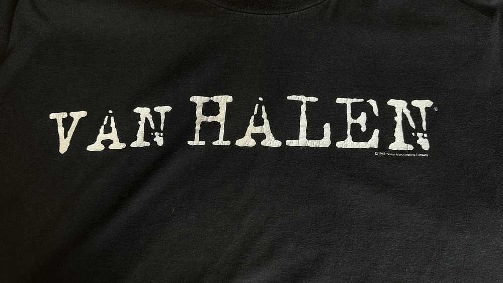 Rock T Shirt × Tour Tee × Vintage Van Halen 1993 … - image 2