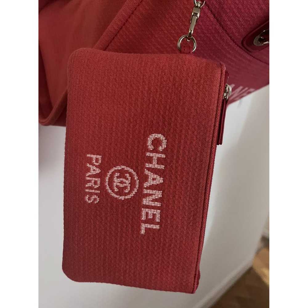 Chanel Deauville cloth tote - image 7