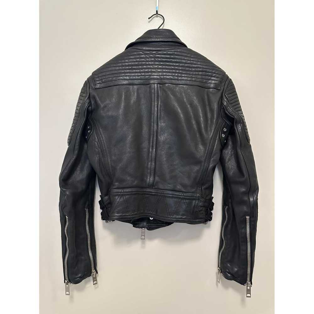 Burberry Leather biker jacket - image 3