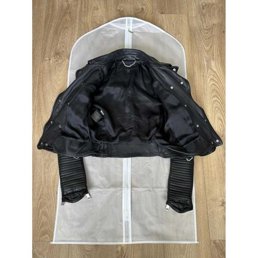 Burberry Leather biker jacket - image 4