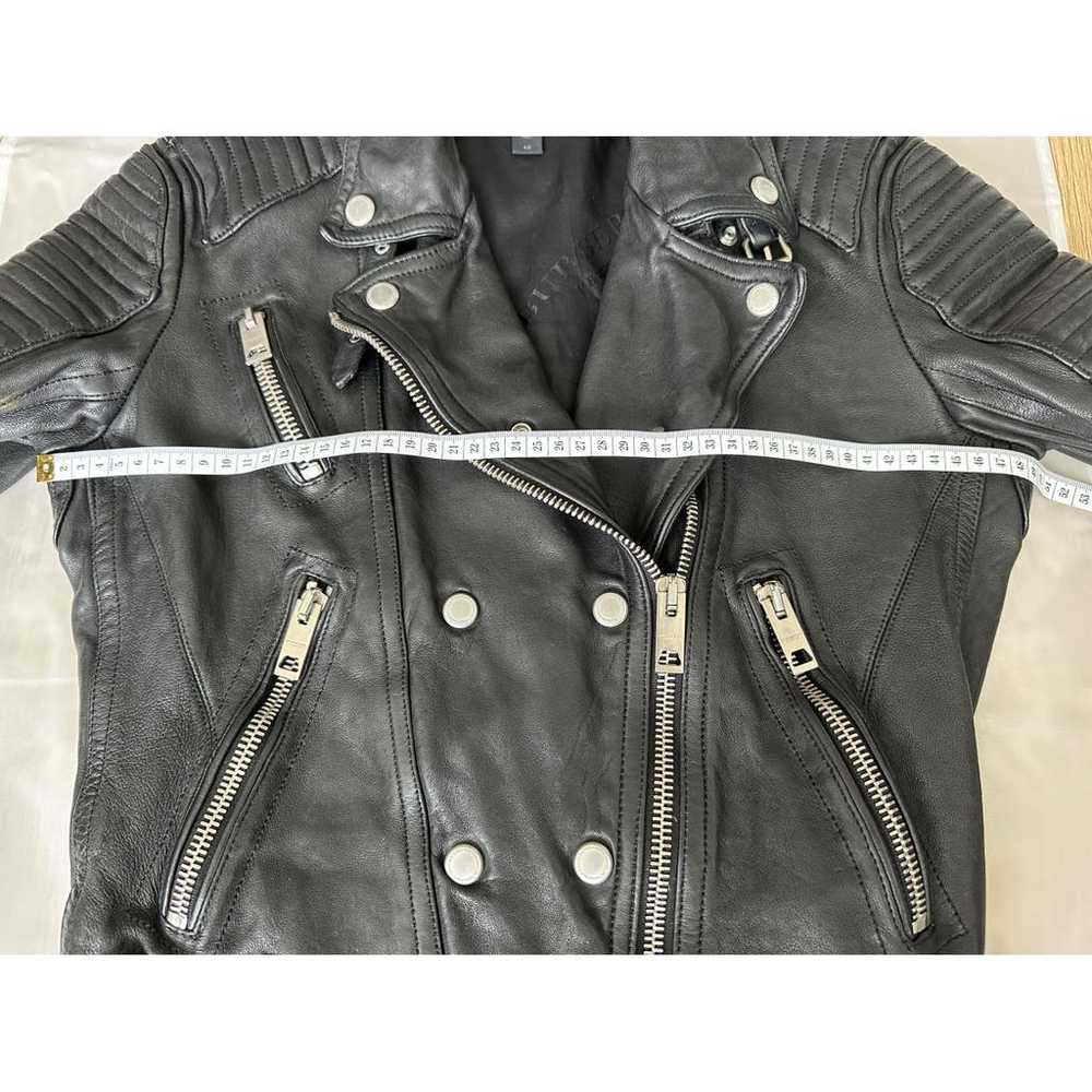 Burberry Leather biker jacket - image 8