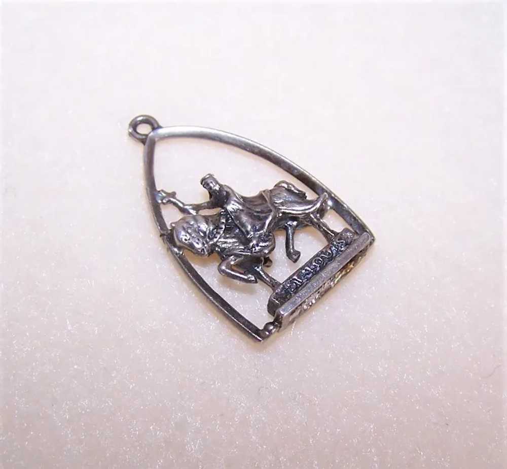 Sterling Silver Pendant or Charm - Saint Louis IX… - image 5