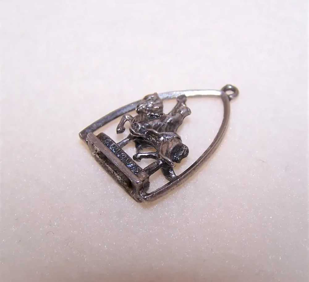 Sterling Silver Pendant or Charm - Saint Louis IX… - image 7