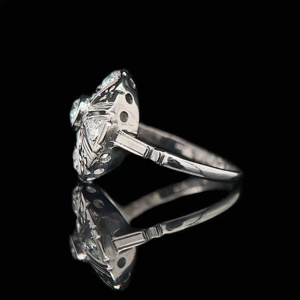 .50ct. T.W. Diamond Vintage Engagement Or Fashion… - image 2
