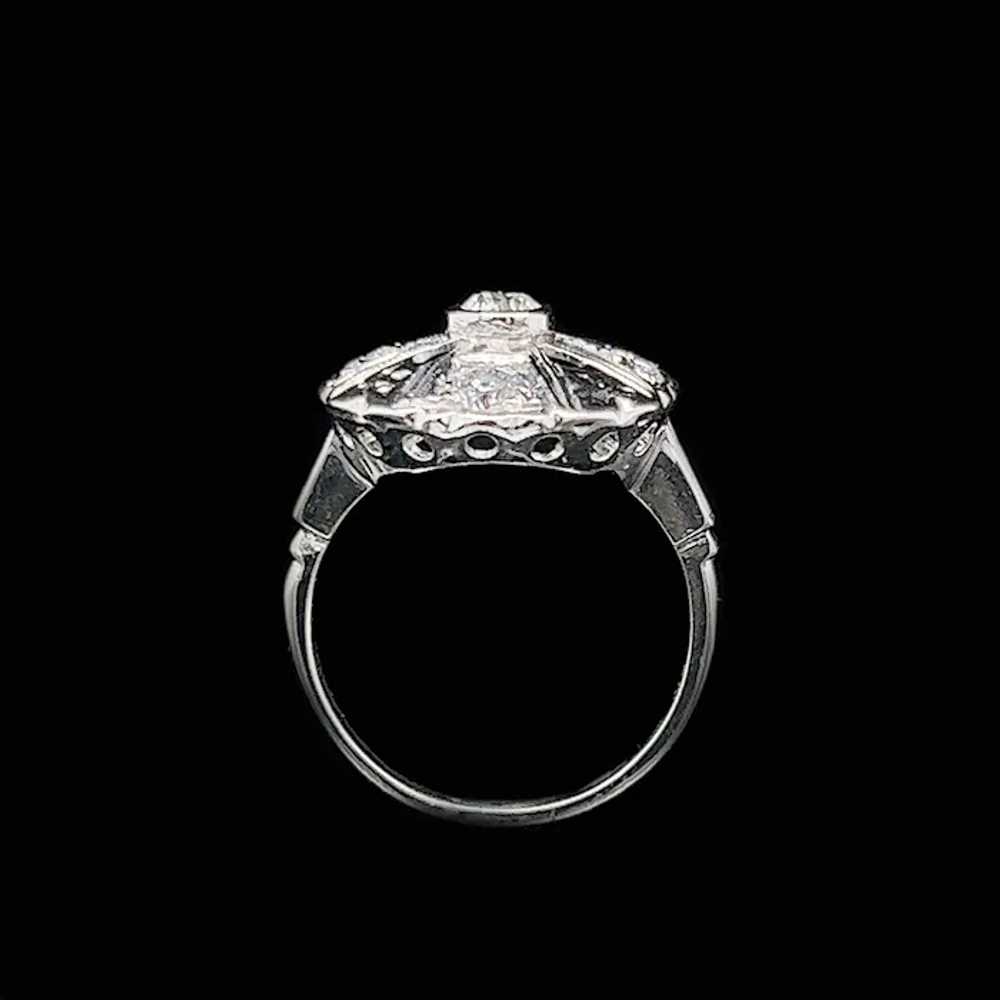 .50ct. T.W. Diamond Vintage Engagement Or Fashion… - image 4