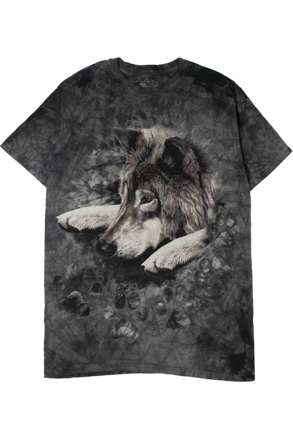 Vintage 2002 The Mountain Wolf Tie Dye T-Shirt - image 1