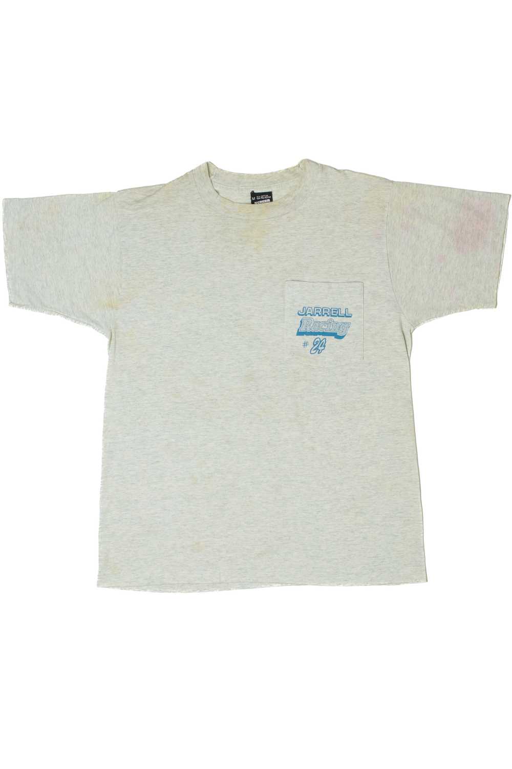 Vintage "Jarrell Racing" Single Stitch Pocket T-S… - image 2