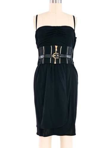 1990s Dolce And Gabbana Corset Belt Mini Dress