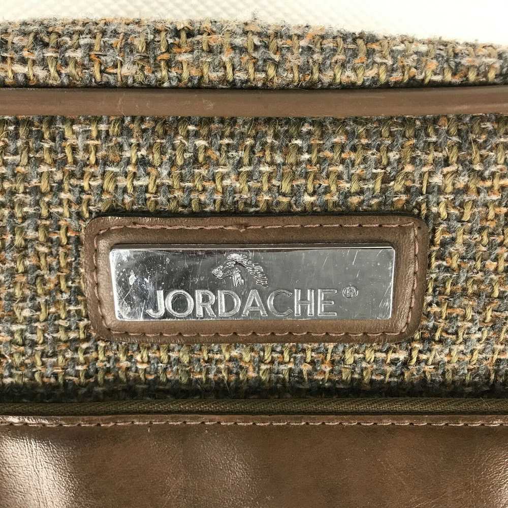 Jordache × Vintage 80s Beige Gray Tweed Zip Lapto… - image 2