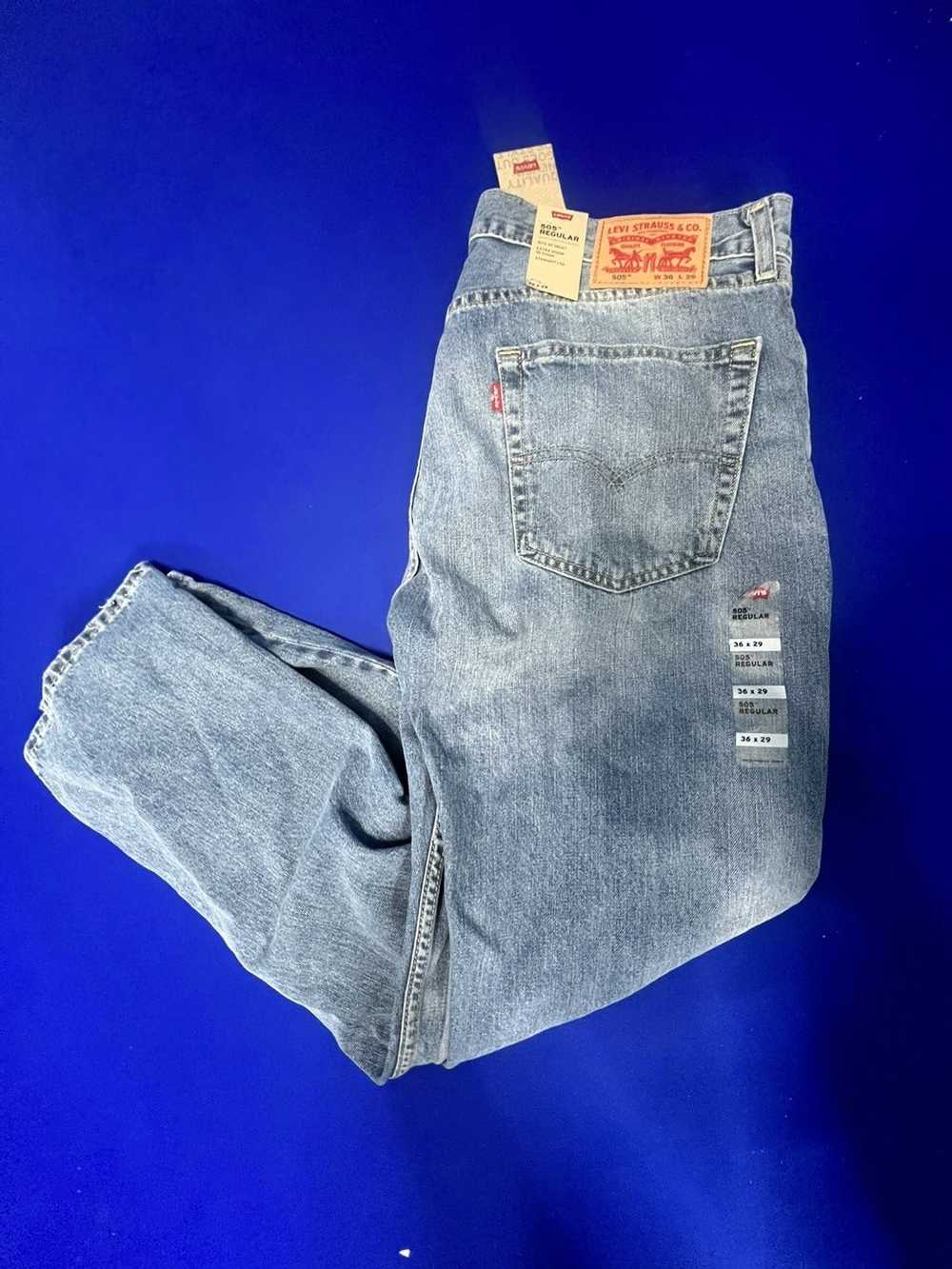Levi's × Streetwear Levi’s 505 Wash Denim Jeans 3… - image 1