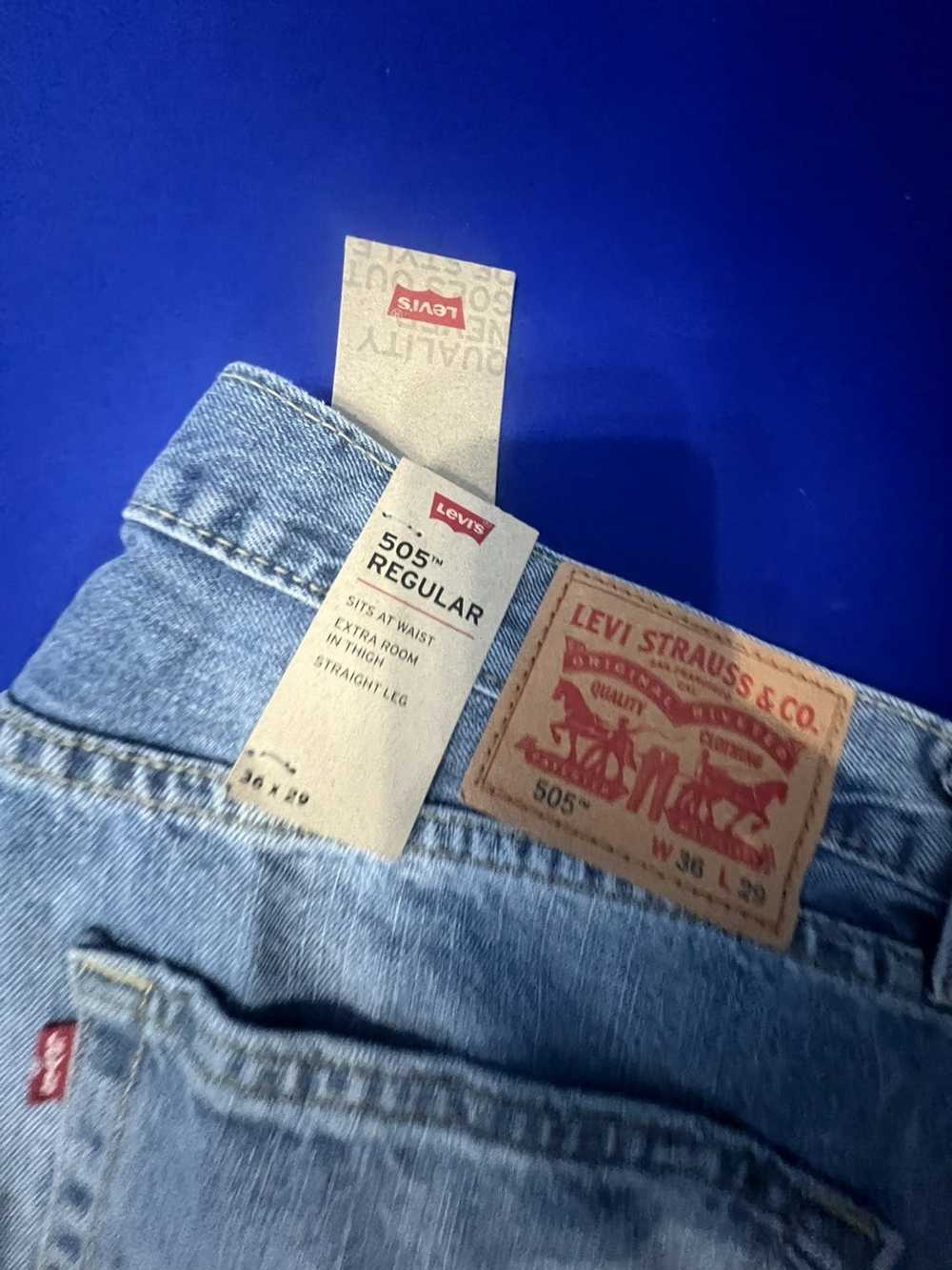 Levi's × Streetwear Levi’s 505 Wash Denim Jeans 3… - image 2