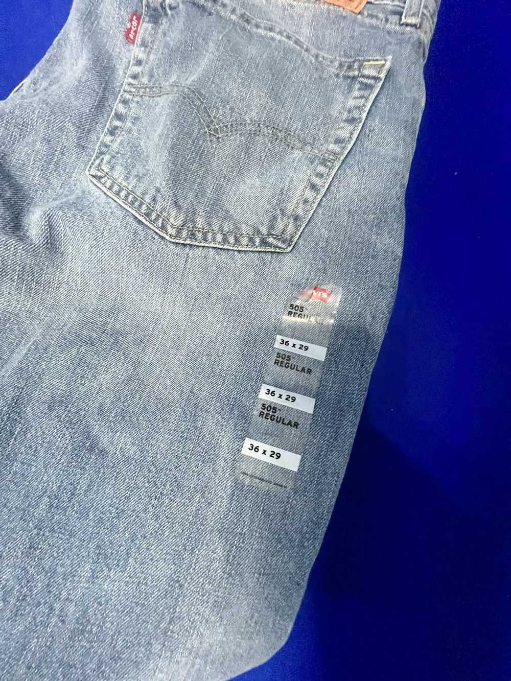 Levi's × Streetwear Levi’s 505 Wash Denim Jeans 3… - image 3
