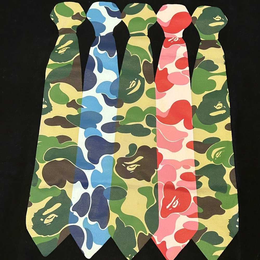 Bape #11 Bape Camo Ties Tee Black Large - image 2