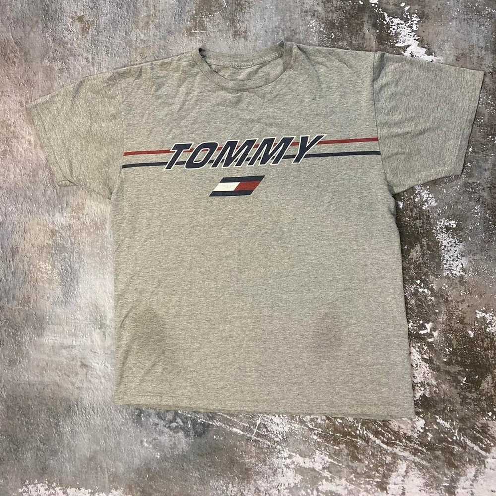 Tommy Hilfiger × Vintage Y2K All Over Print Tommy… - image 1