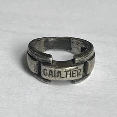 Jean Paul Gaultier Gaultier Badge Ring - image 1