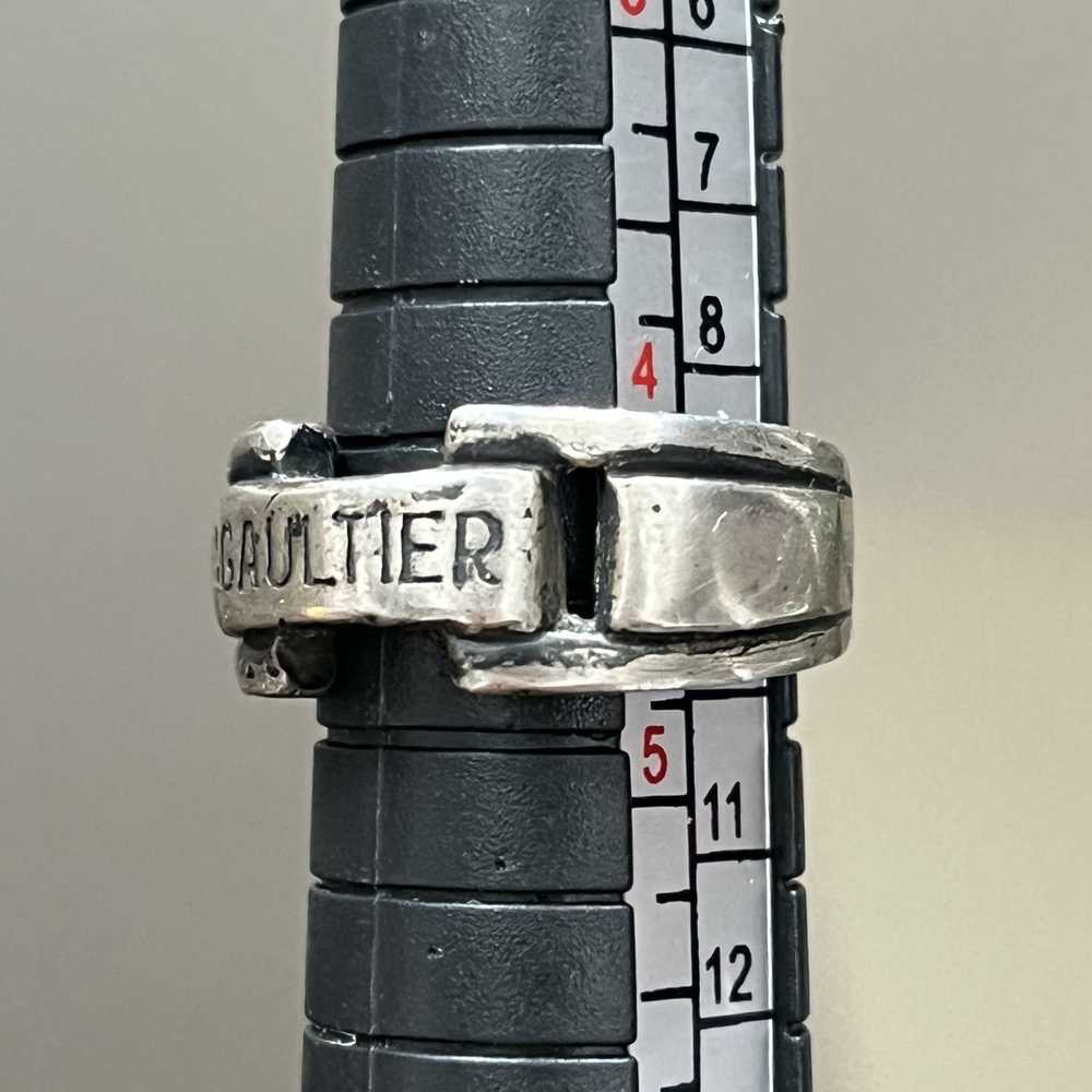 Jean Paul Gaultier Gaultier Badge Ring - image 2