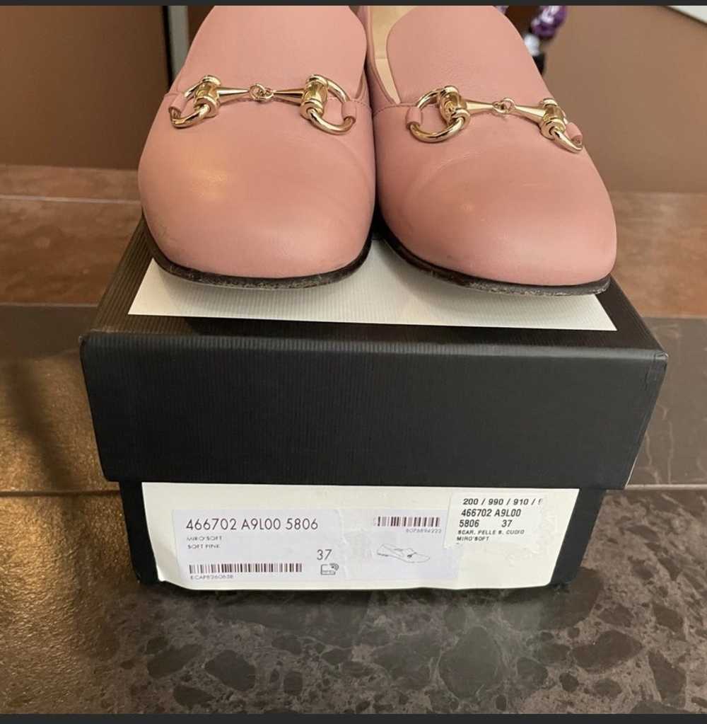 Gucci Gucci Soft Pink Loafers - image 2