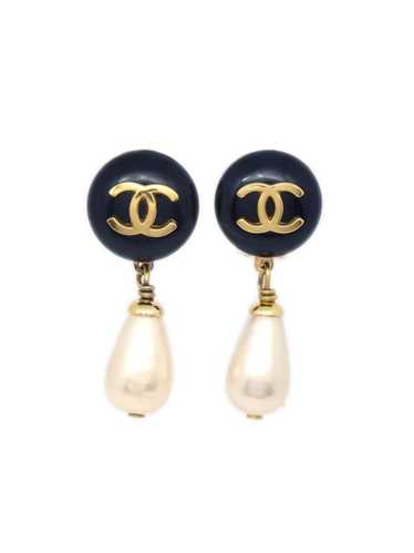 Rhinestone Chanel Earrings 