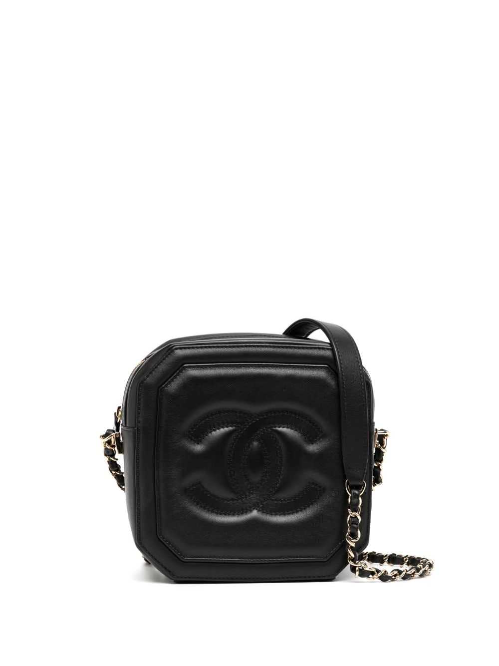 CHANEL Pre-Owned 2020 Octagon camera bag - Black - image 1