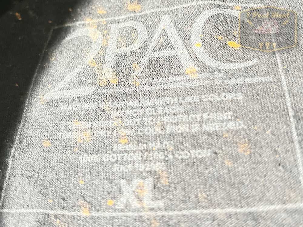 Rap Tees TUPAC BLEACHED T-Shirt 100% Authentic RA… - image 2