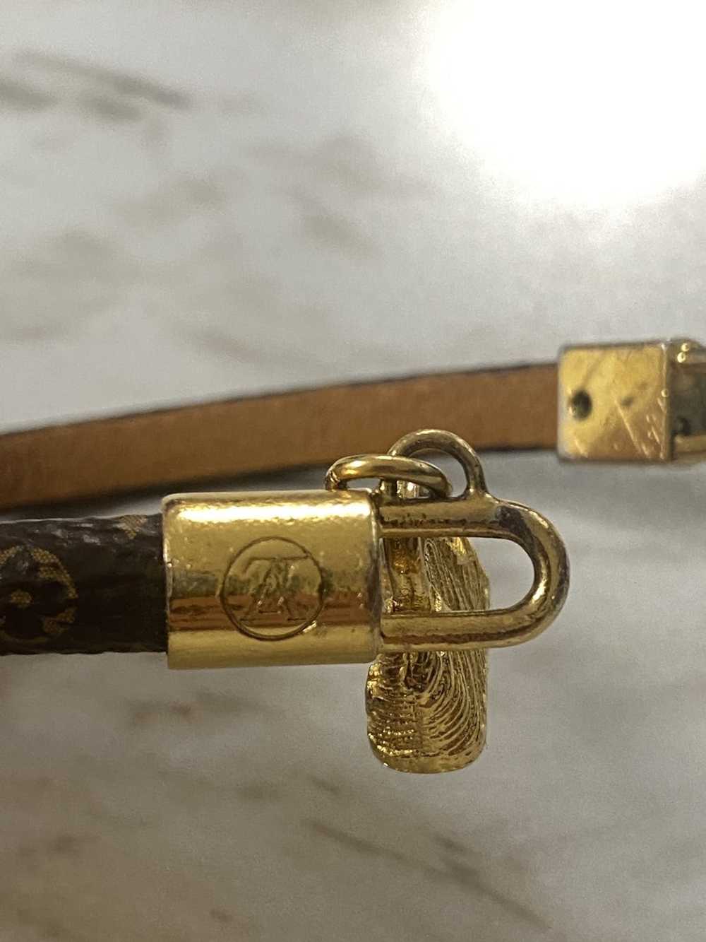 Louis Vuitton Alma Charm Epi Monogram Leather Strap 7.75 Bracelet 14.92  Grams