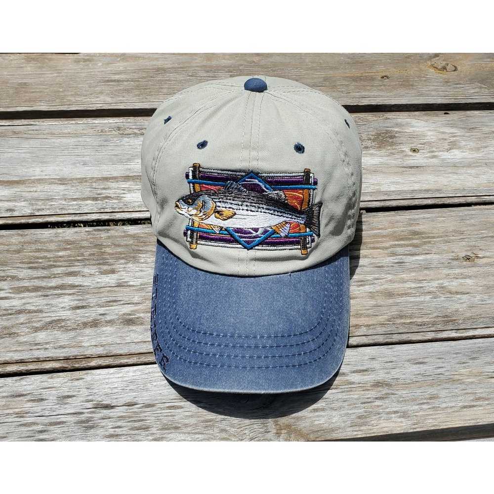 Outdoor Cap Striper Fish Embroidered Dad Hat Cap - image 1