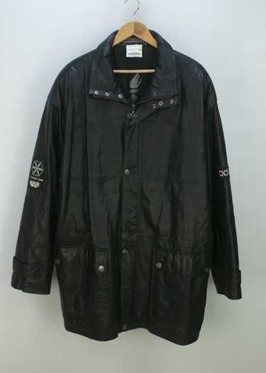 Adidas × Rare × Vintage VTG Adidas Leather Jacket 