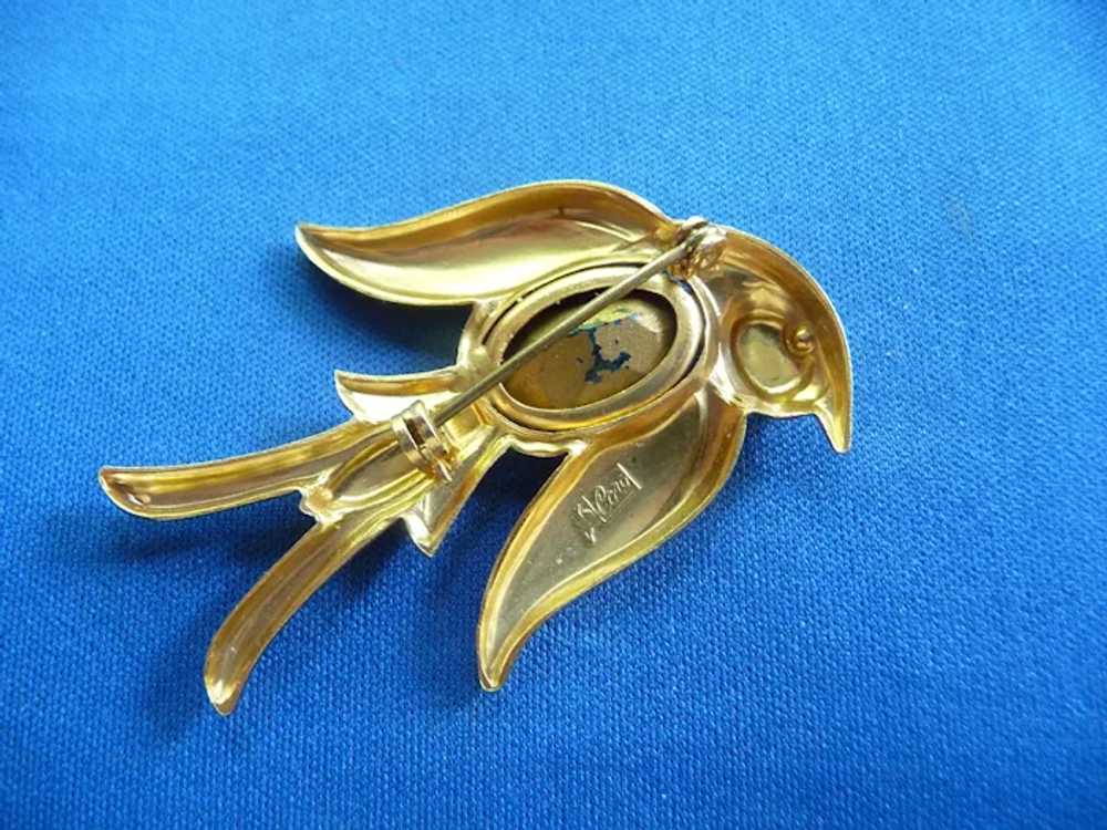 Early vintage Coro Bird Pin - image 2