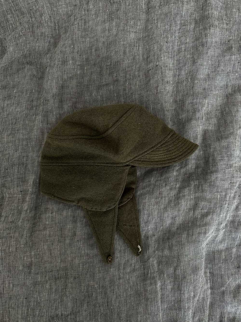 Vintage Antique WWII 1940s French Military Wool H… - image 1