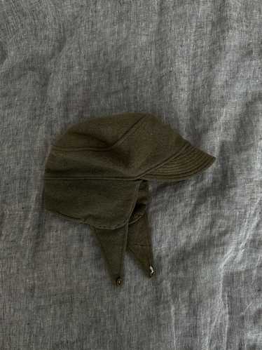 Vintage Antique WWII 1940s French Military Wool Ha