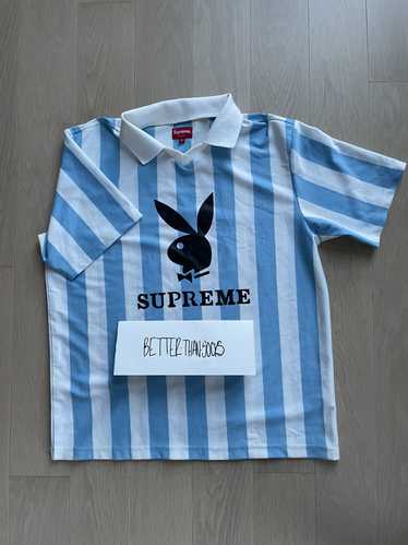 Playboy × Supreme Supreme Playboy Soccer Jersey Wh