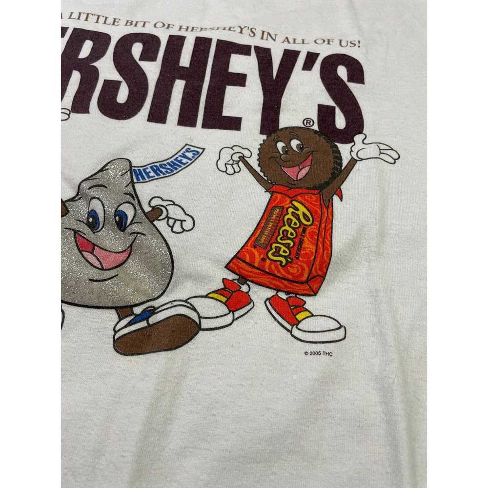 Jerzees Vtg Hershey's Candy Promo Shirt Sz Medium… - image 4