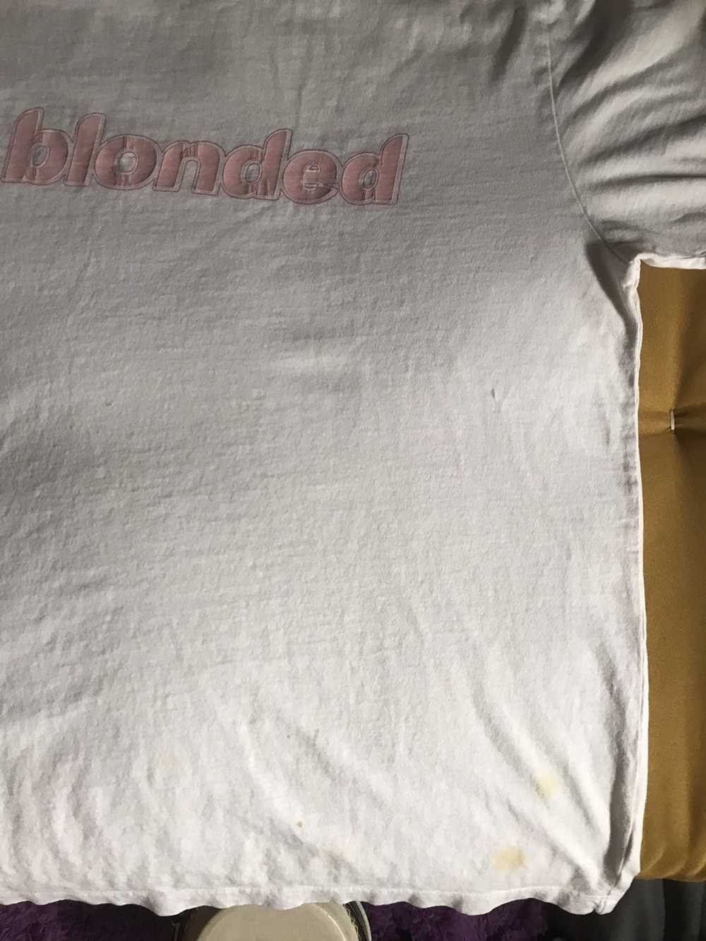 Frank Ocean Frank Ocean Blonded Pink on White Tee… - image 5