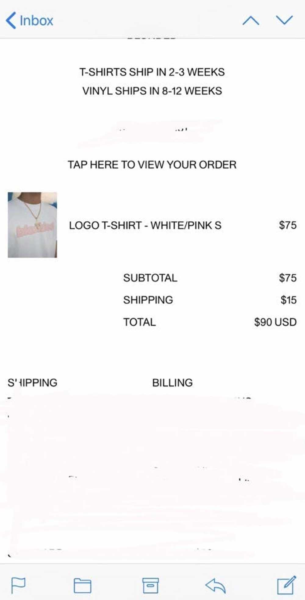 Frank Ocean Frank Ocean Blonded Pink on White Tee… - image 8