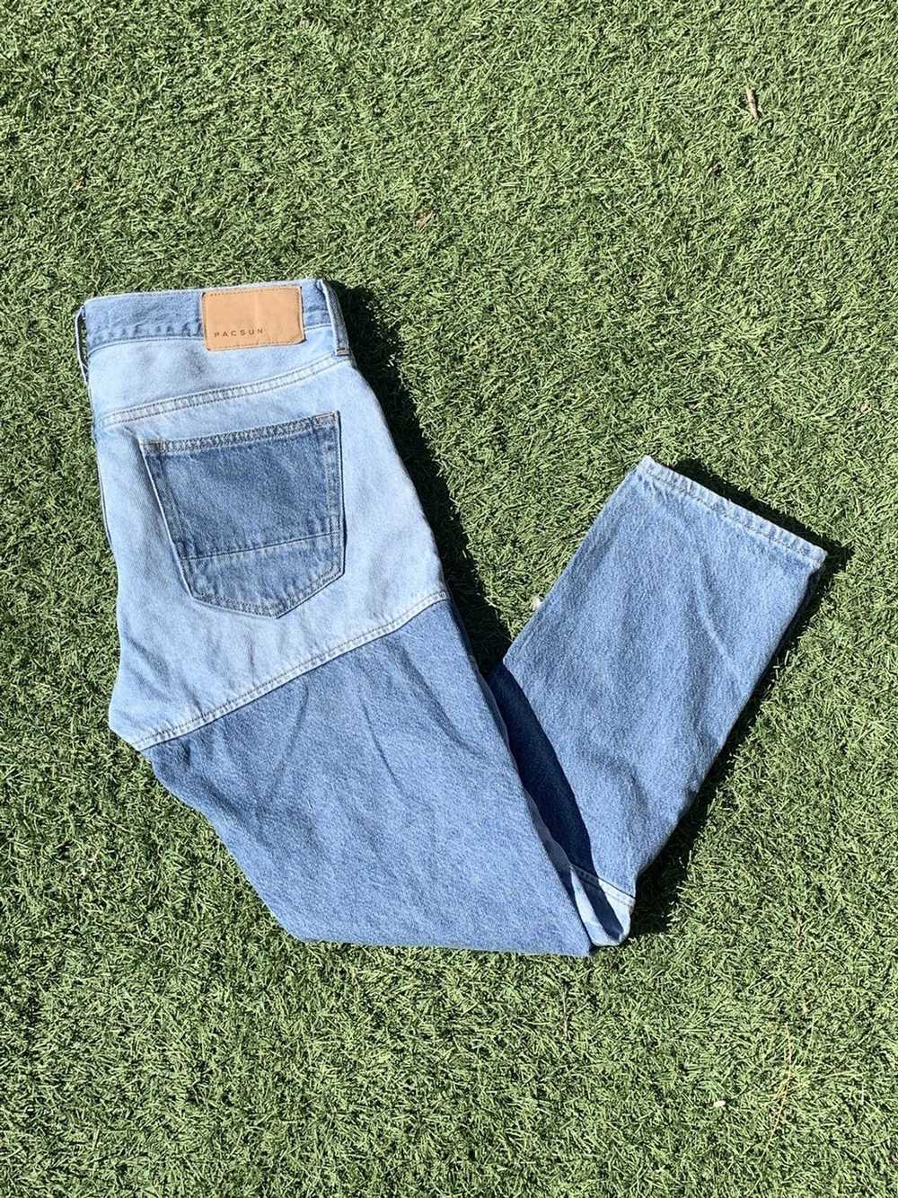 Pacsun Colorblock Jeans Slim Taper - image 1