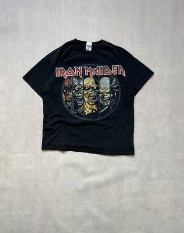 Iron Maiden × Vintage Tshirt Iron Maiden logo blac