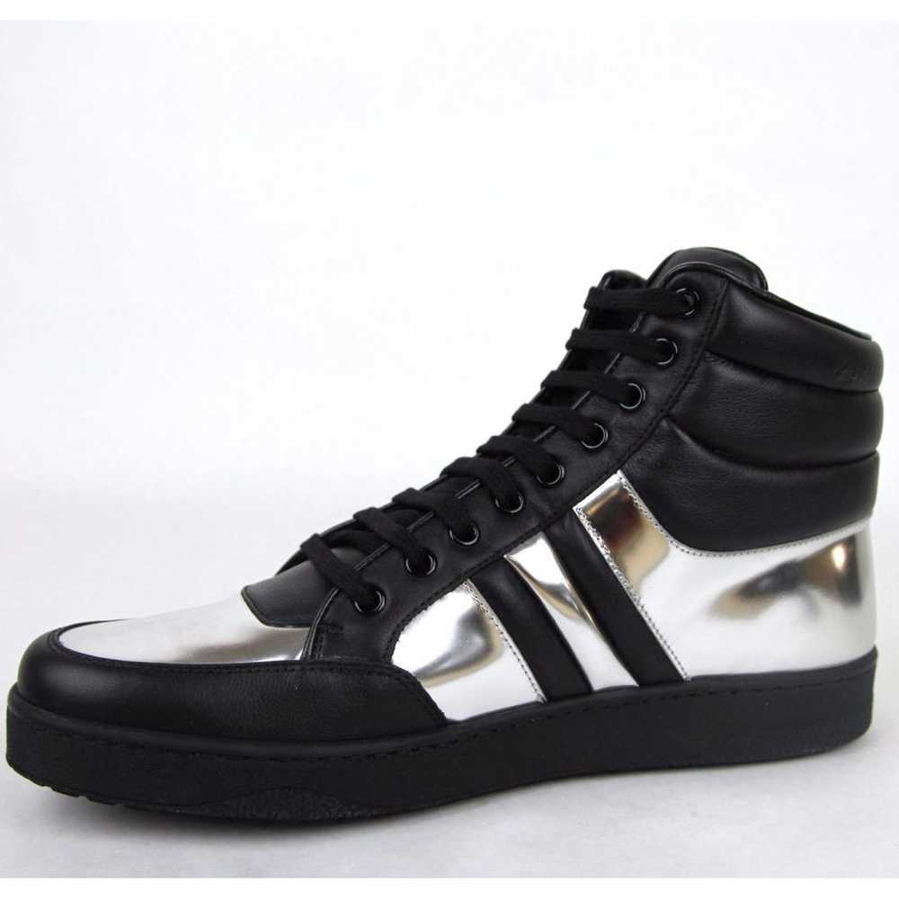 Gucci Leather high trainers - image 2