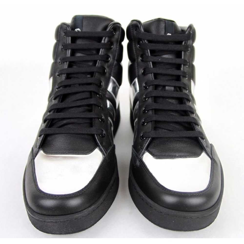 Gucci Leather high trainers - image 5
