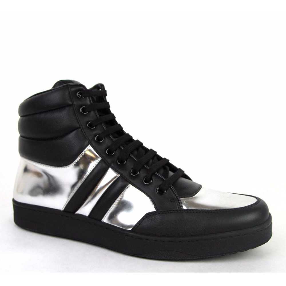 Gucci Leather high trainers - image 8