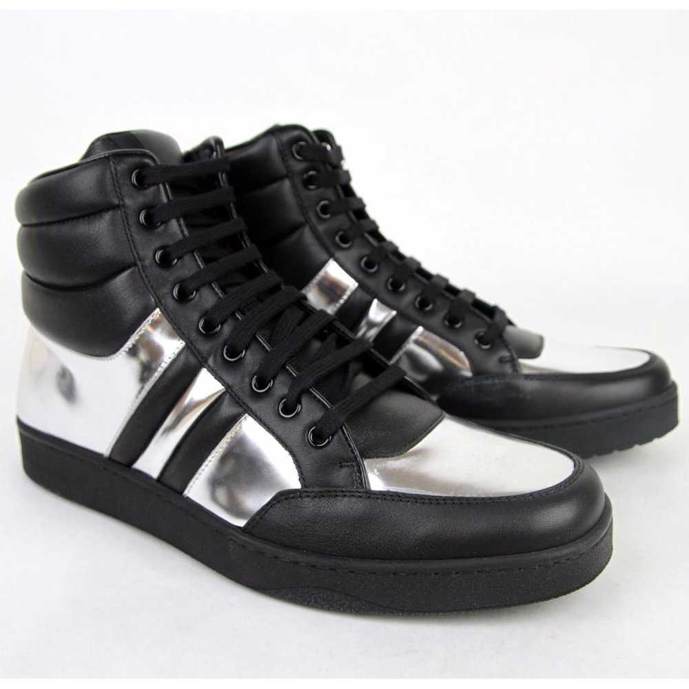 Gucci Leather high trainers - image 9