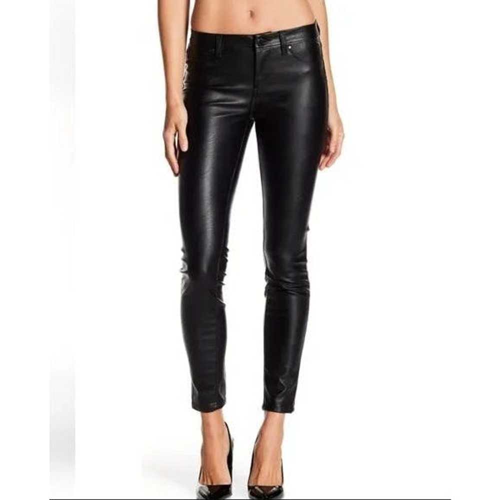 Blank Nyc BLANKNYC 31 Vegan Leather Skinny Leg Mi… - image 1