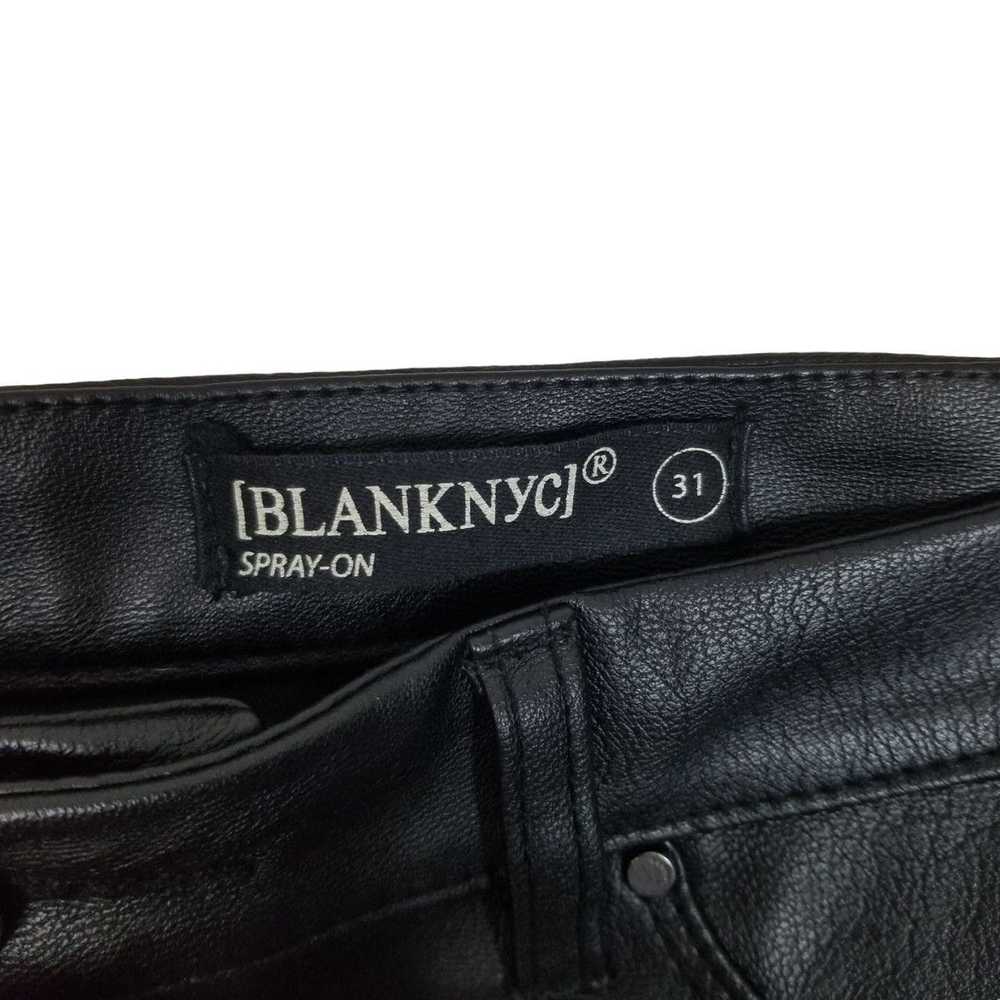 Blank Nyc BLANKNYC 31 Vegan Leather Skinny Leg Mi… - image 6