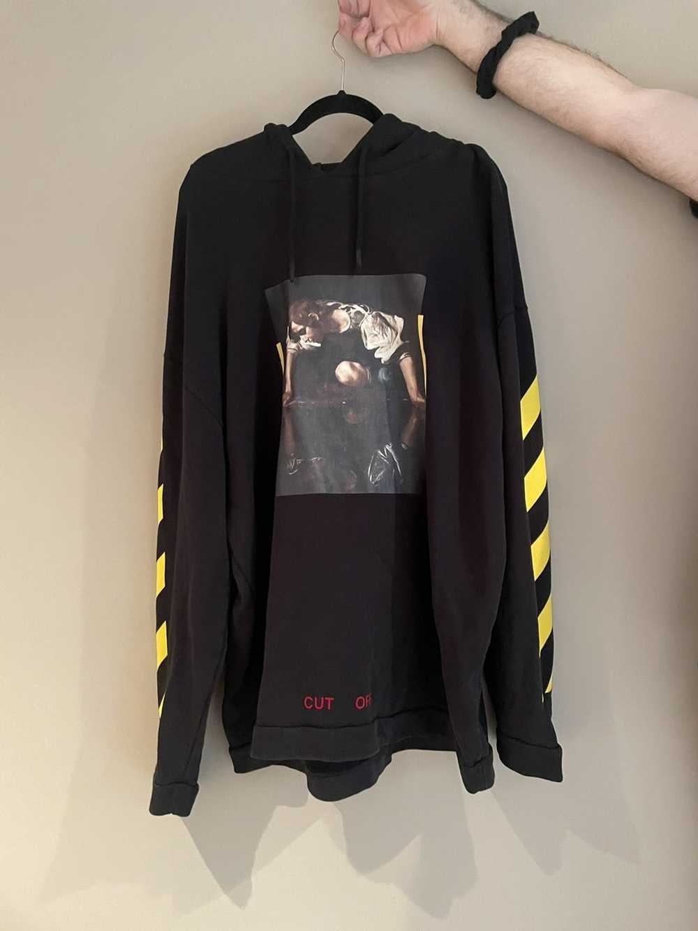 Off-White Off white black and yellow hoodie - image 1