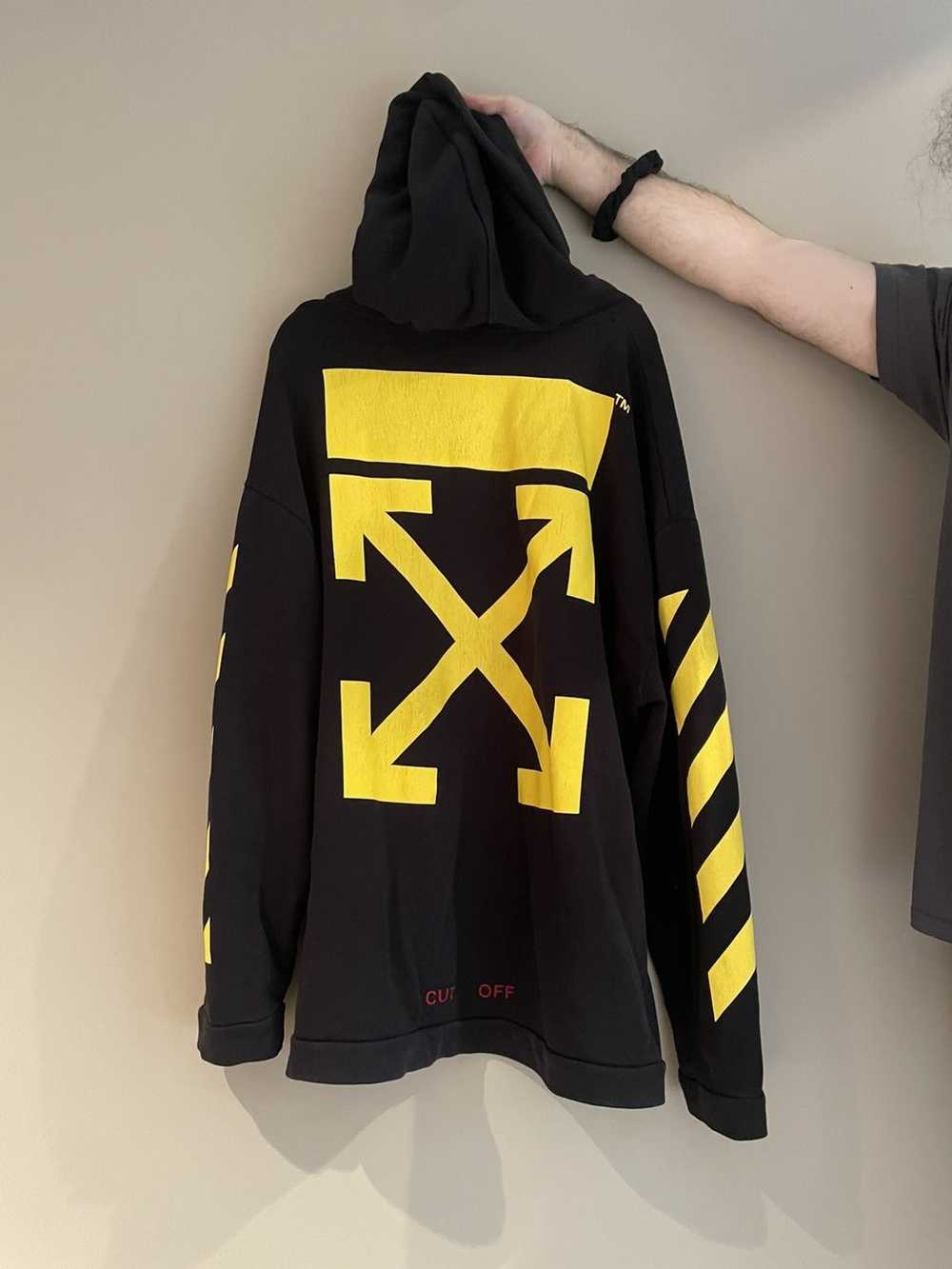 Off-White Off white black and yellow hoodie - image 2