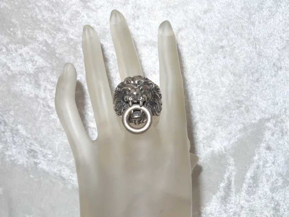 King Baby Lion Head Ring - image 5