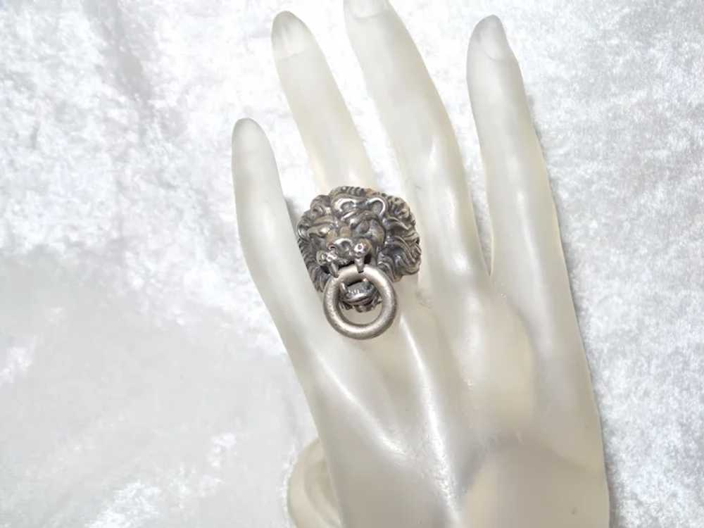 King Baby Lion Head Ring - image 7